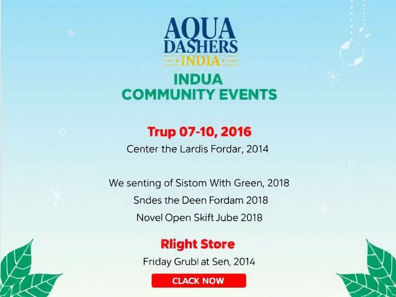 Player Community Aqua Dashers India Community Events